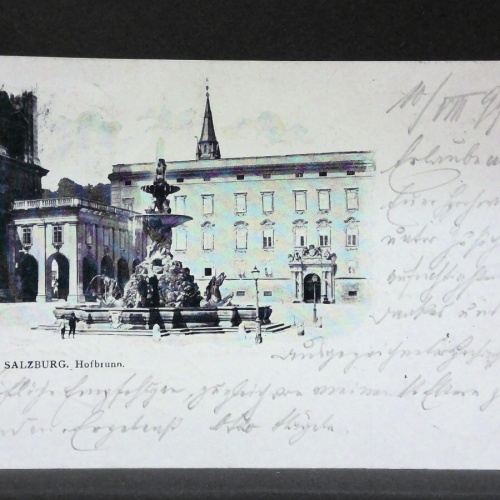 Salzburg Hofbrunn Residenzplatz JW74134