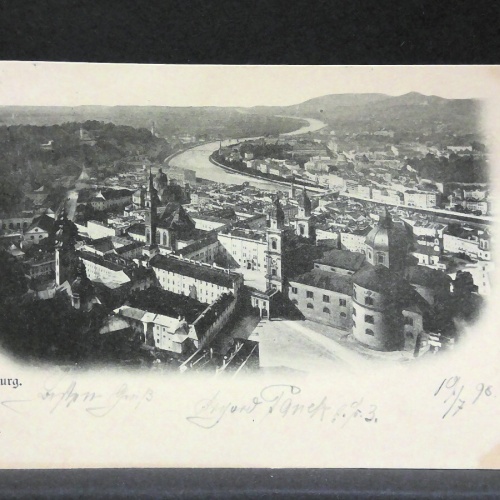 Salzburg Residenzplatz Luftbild JW9135