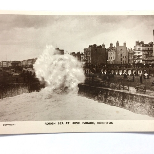 Brighton - Rough Sea at Hove Parade - Stürmische See - England 40248 TH