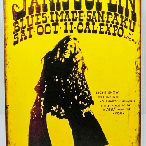 Nostalgie Vintage Retro Blechschild "JANIS JOPLIN" 30x20 12052