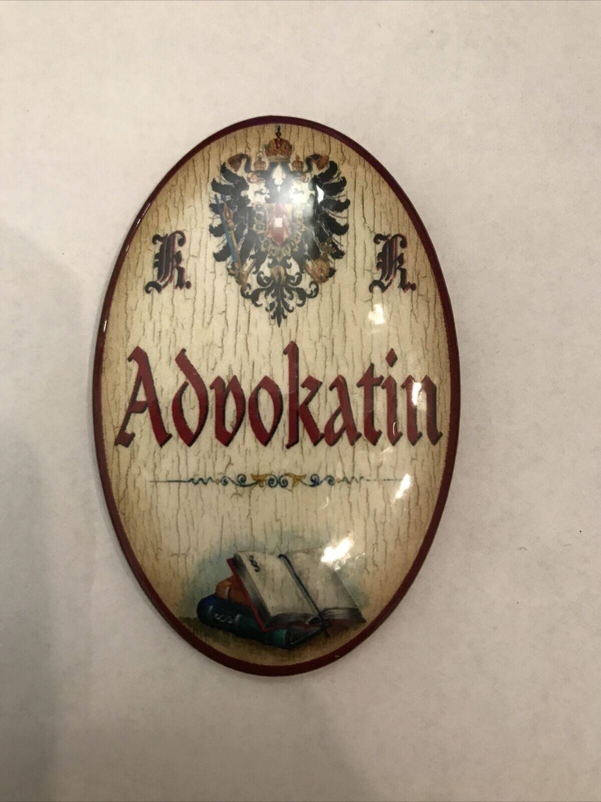 K&k nostalgie flaschenöffner magnetisch advokatin 7x4,5cm