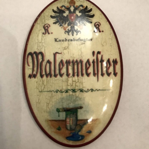 K&k nostalgie flaschenöffner magnetisch malermeister 7x4,5cm