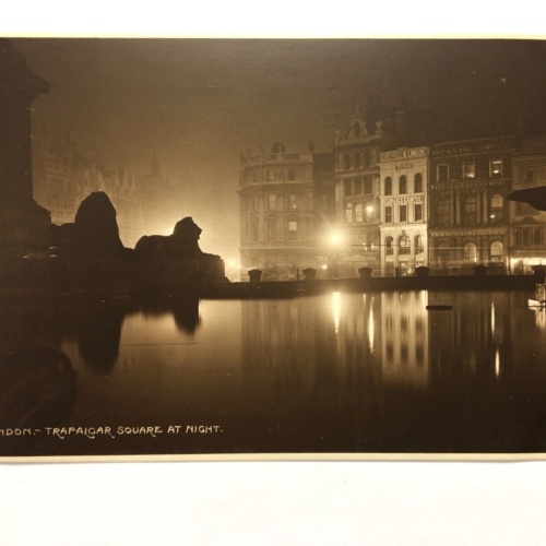 London - Trafalgar Square at Night - Bei Nacht - England 40196 TH