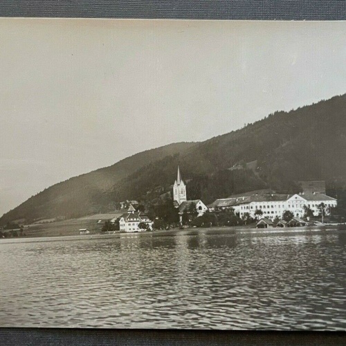 Ossiach Ort Kirche See Berg Feldkirchen Kärnten Österreich 402383 TH
