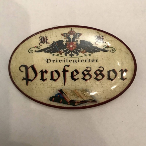 K&k nostalgie flaschenöffner magnetisch professor 7x4,5cm