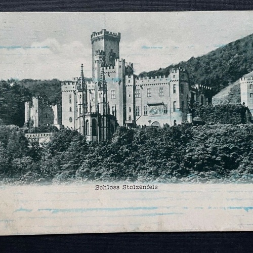 Schloss Stolzenfels Burg Wald Koblenz Rheinland-Pfalz Deutschland 401037 TH