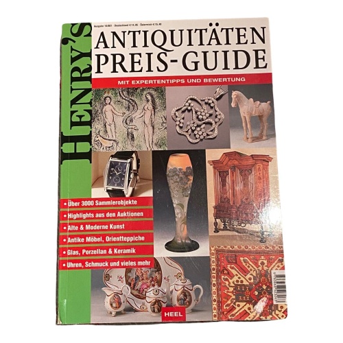1557 Franz-Christoph Heel HENRY'S ANTIQUITÄTEN PREIS-GUIDE +Abb