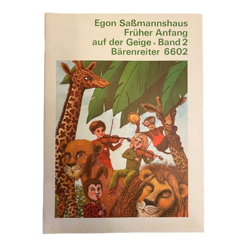1760 Egon Saßmannshaus FRÜHER ANFANG AUF DER GEIGE. BAND 2
