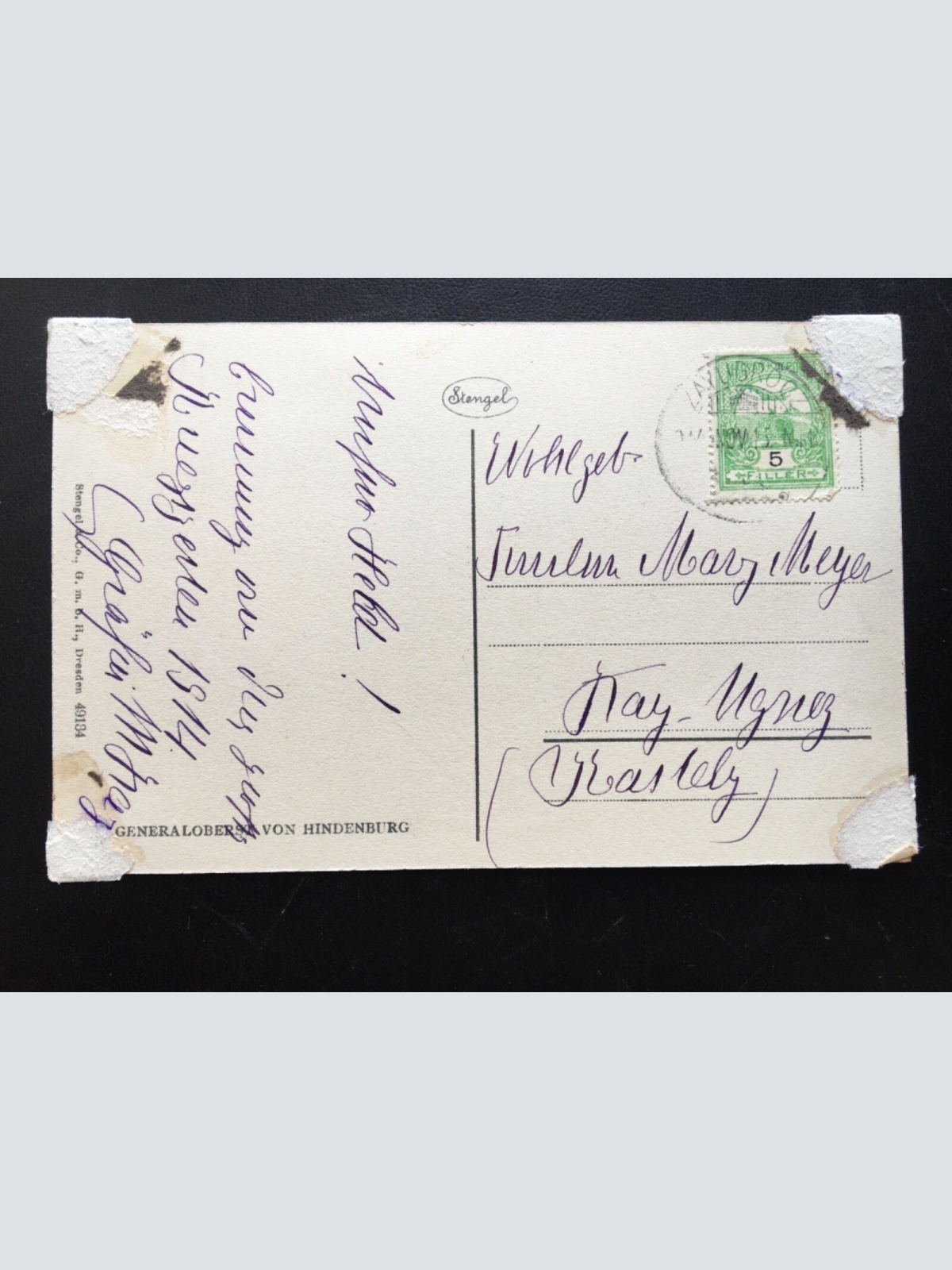 Generaloberst Von Hindenburg - Portrait 270027 TH SH1