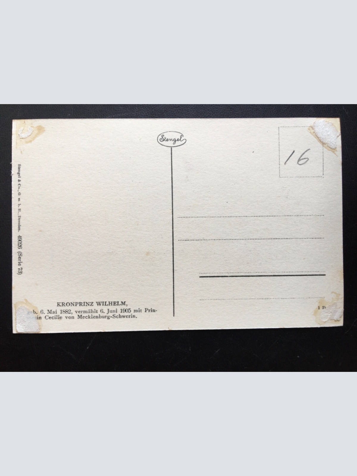 Kronprinz Wilhelm - Portrait 270026 TH SH1