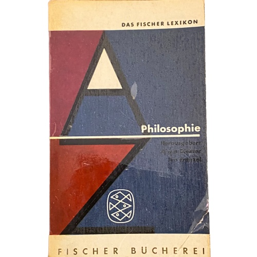 4113 Prof. Dr. Plessner (Einleitung) PHILOSOPHIE - DAS FISCHER LEXIKON