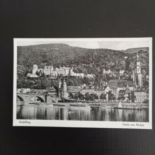 Heidelberg, Partie am Neckar 400337 gr D