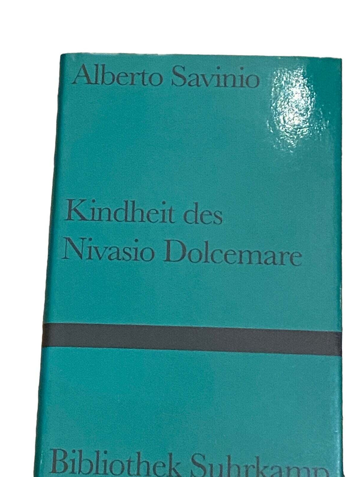 5639 Alberto Savinio KINDHEIT DES NIVASIO DOLCEMARE HC