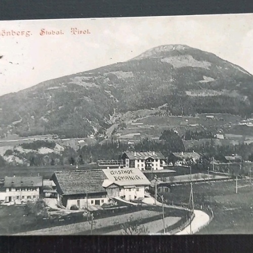 Schönberg Stubai Tirol Gasthof Gasthaus Domanig Tirol  Gr 5540 D