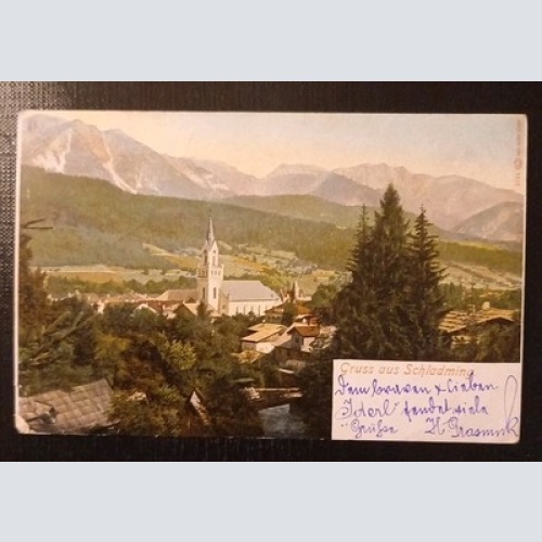 Schladming Kirche Liezen Steiermark Ort Gr 5539 D