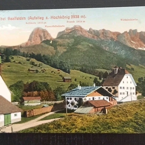 Hinterthal Saalfelden Aufstieg Zum Hochkönig Salzburg Gr 5531 D