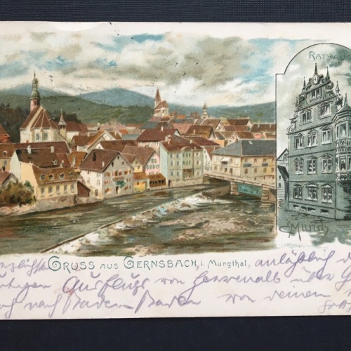 Gruss aus Gernsbach Murgtal (C.Münch) Baden-Württemberg Deutschland 400855 TH A
