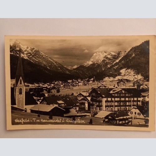 Seefeld in Tirol mit Karvendel 500074A gr D