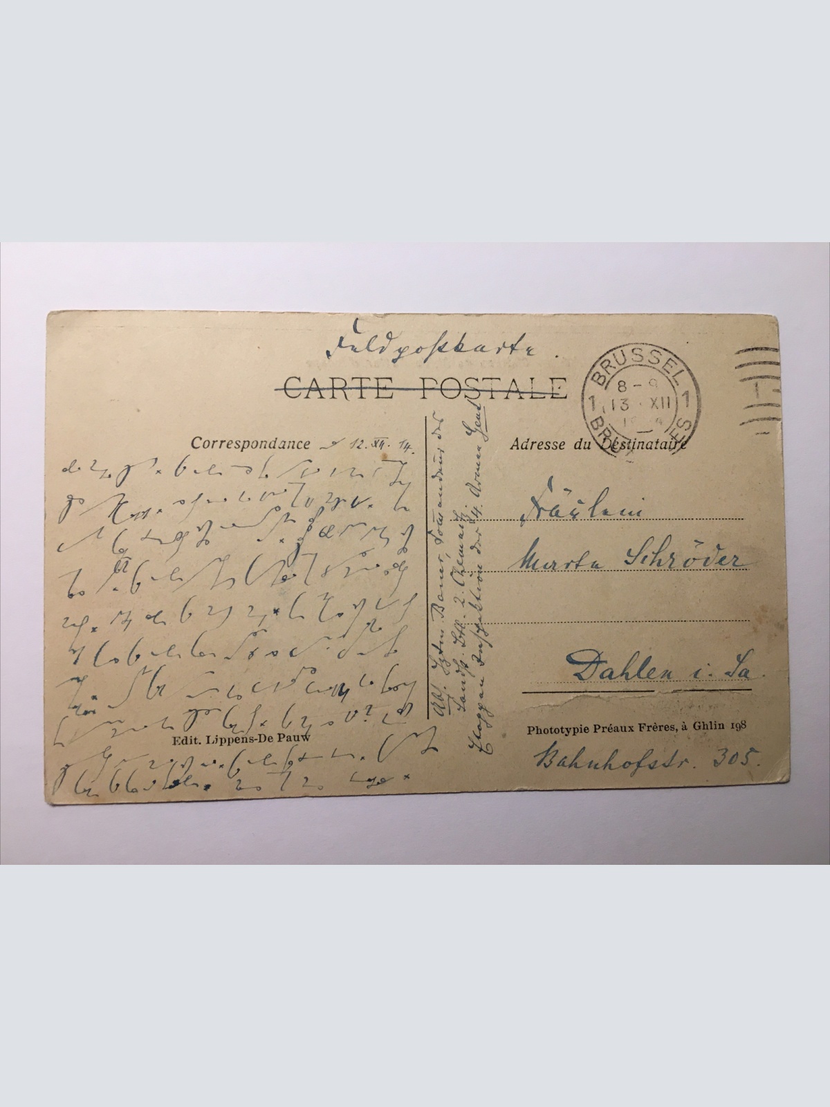 Melle- Château de M. de Potter d‘ Indoye. 650.