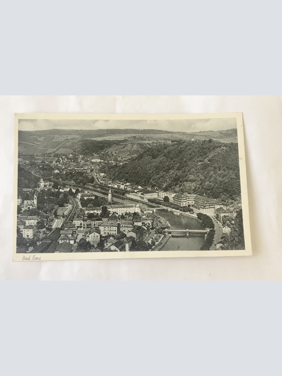 AK, Rheinland Pfalz, Bad Ems, Stadtansicht (110330 BW)