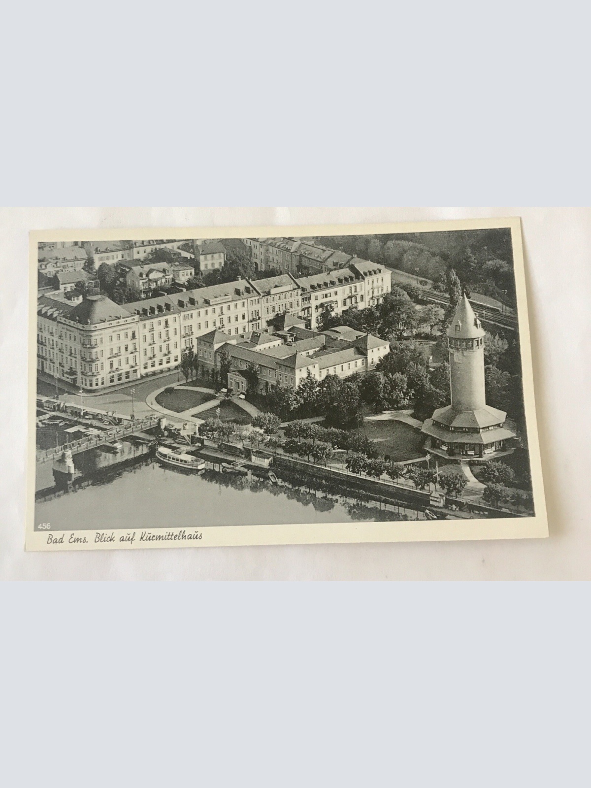 AK, Bad Ems, Rheinland Pfalz, Kurmittelhaus (110322 BW)