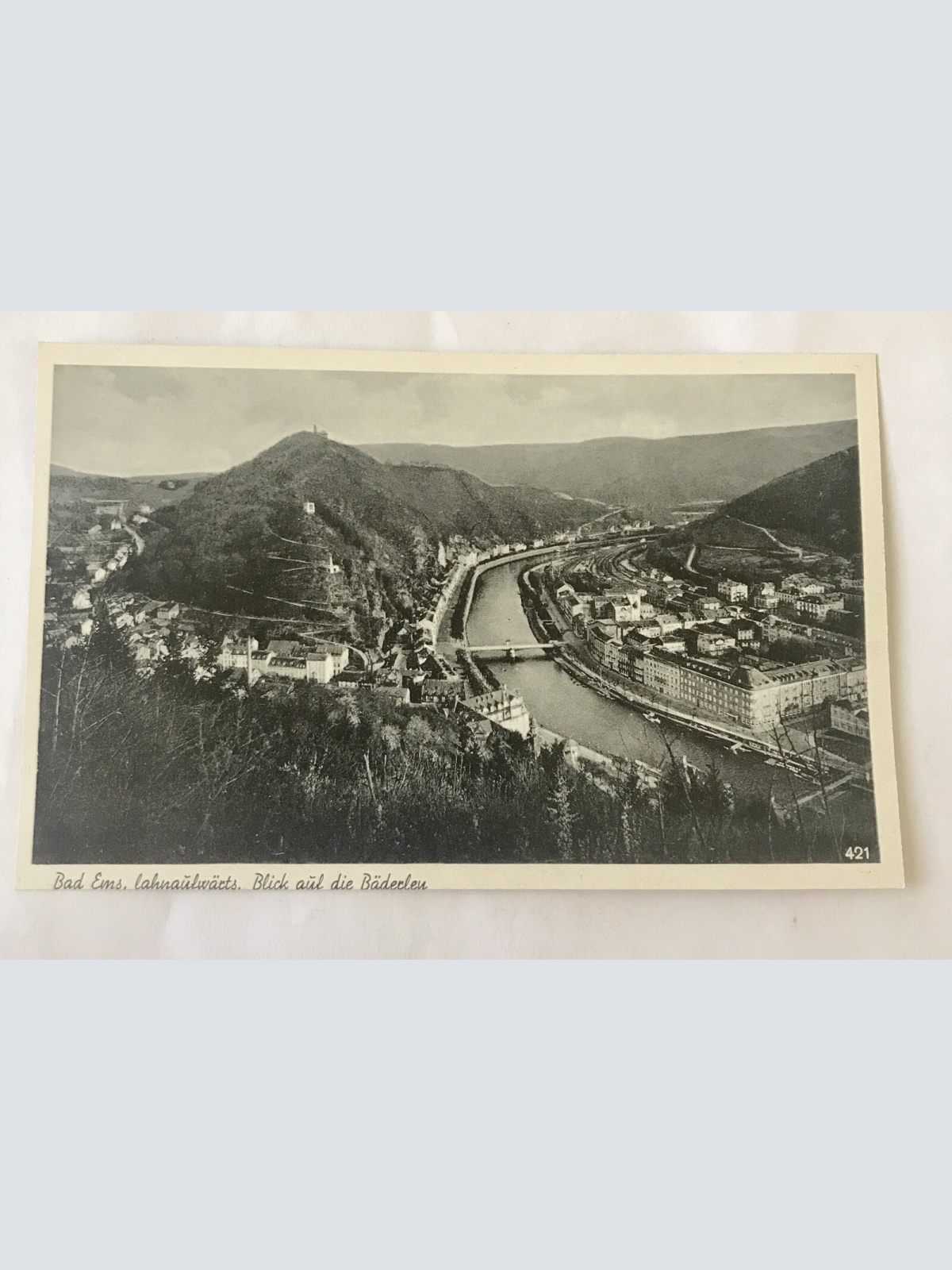 AK, Lahnaufwärts, Bäderlen, Bad Ems, Rheinland Pfalz, (110321 BW)