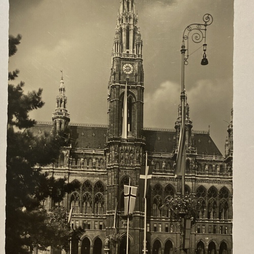 Wien Neues Rathaus Flagge 84011