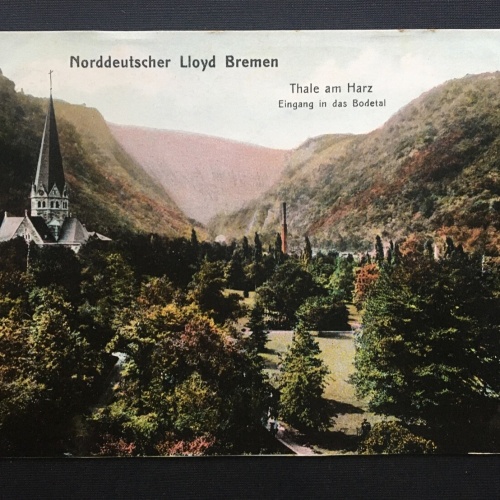 Norddeutscher Lloyd Bremen - Thale am Harz Eingang Bodetal - Deutschland 400407