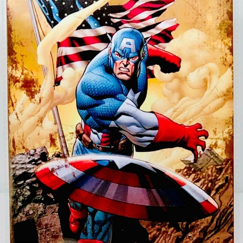 Nostalgie Vintage Retro Blechschild "CAPTAIN AMERICA " 30x20 12057