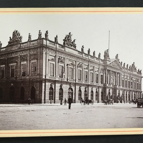 Foto Berlin Ruhmeshalle Kutsche Diezel & Langer Wien ca.10,7x16,5cm 400925 TH