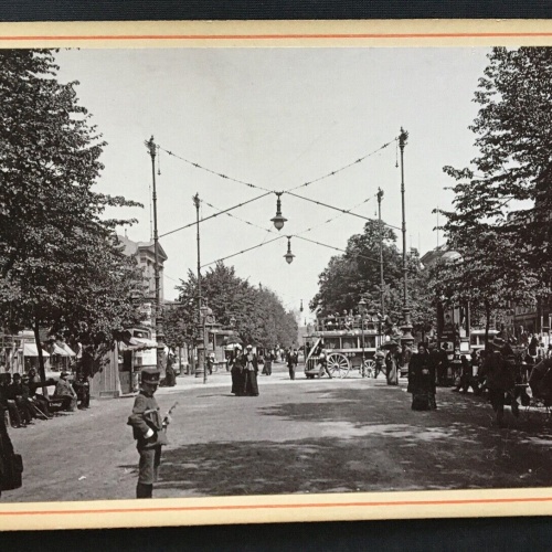 Foto Berlin Unter den Linden Kutsche Straße Deutschland ca.10,7x16,6cm 400923 TH
