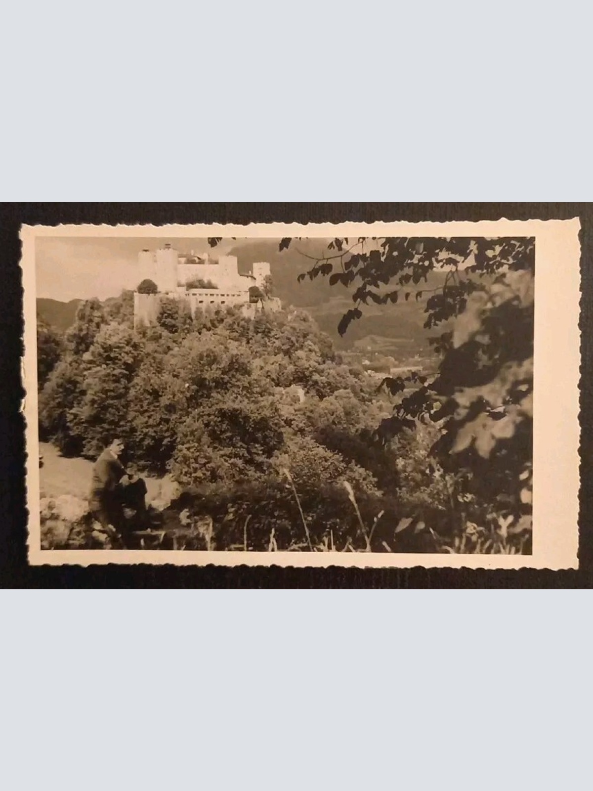 Salzburg Festung Hohensalzburg Mann U D Kind 639135 gr K