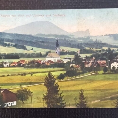 Salzburg Thalgau mit Blick auf Gaisberg und Nockstein 600755A grA