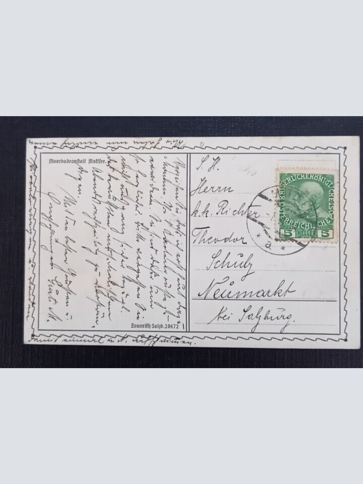 Salzburg Moorbadeanstalt Mattsee 600744A gr