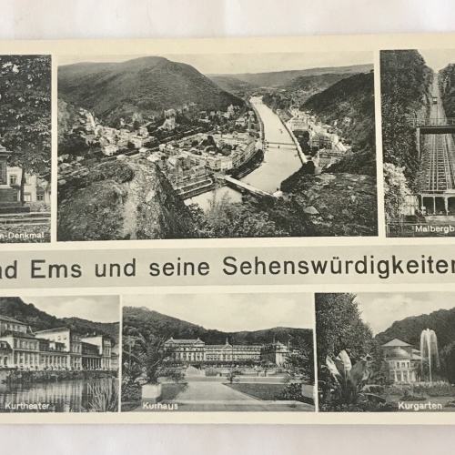 ak, Rheinland Pfalz, Bad Ems (110313 Bw)