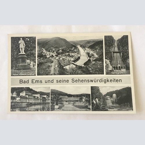 ak, Rheinland Pfalz, Bad Ems (110313 Bw)