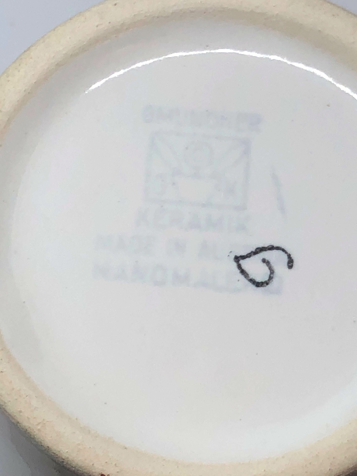 Gmundner Keramik Becher Hallstatt Ø7cm H10cm    90105