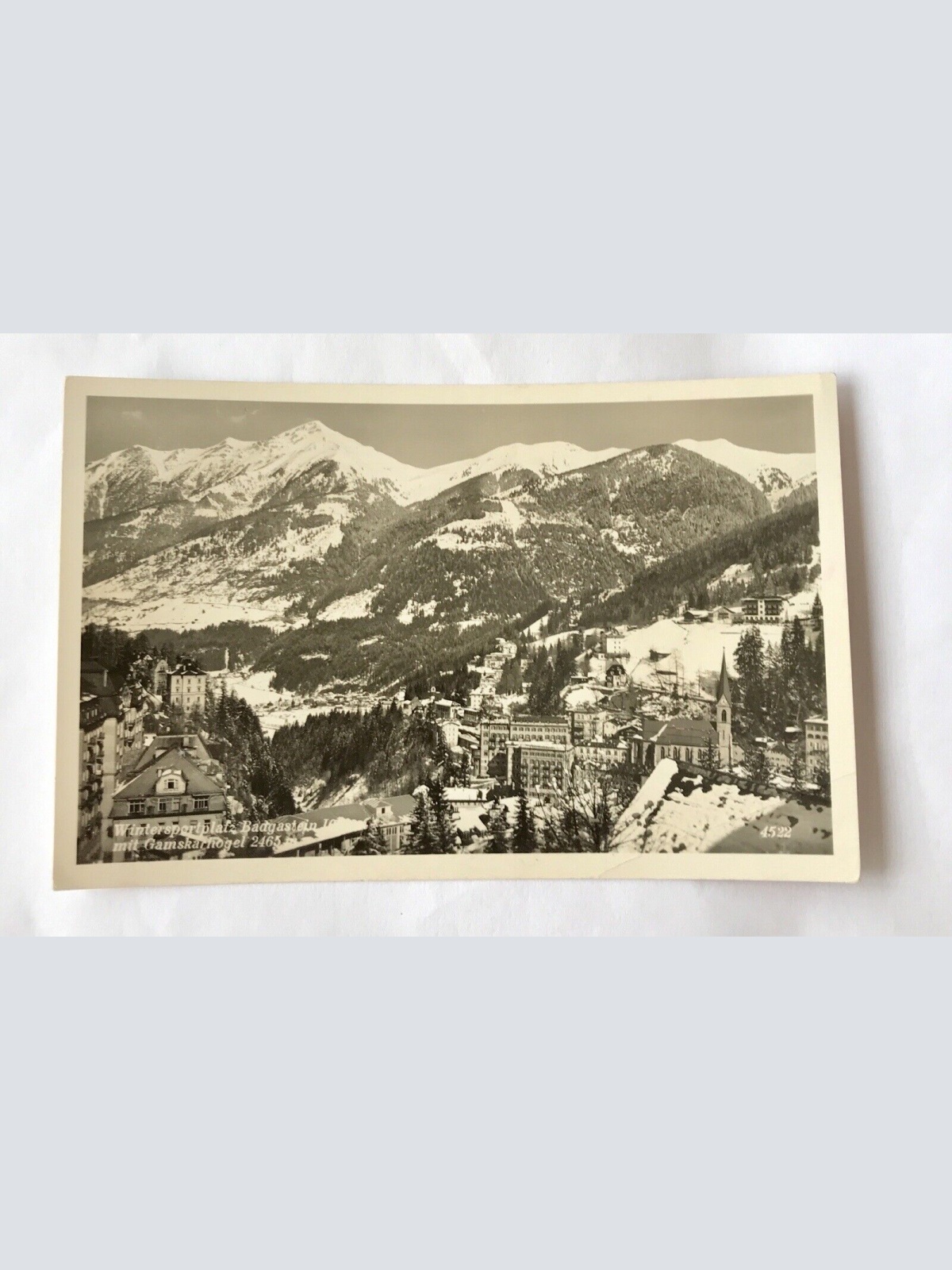 AK, Bad Gastein, Wintersportplatz, Gamskarkogel (110248 BW)