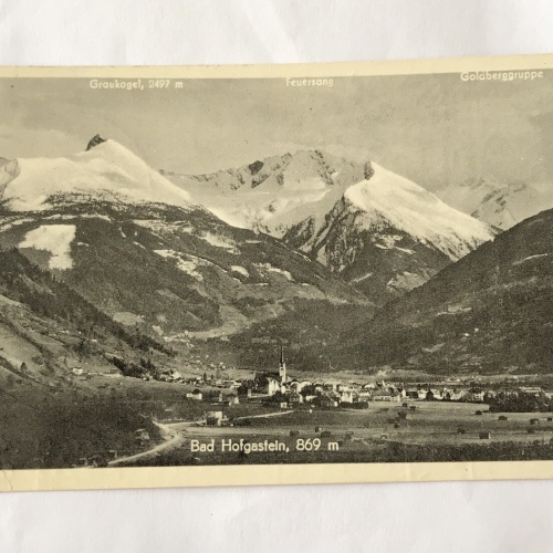 AK, Bad Hofgastein, Graukogel, Goldberggruppe (110252 BW)
