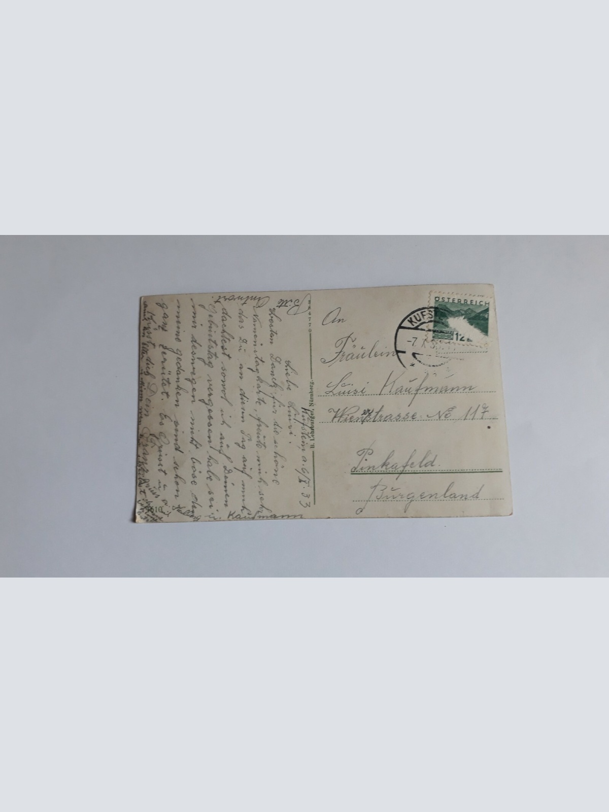 Kufstein gegen Brünstein, 1360 m ü. d. M. 11160