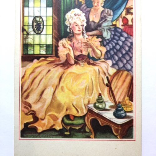 Frauen in edlen Kleidern - Renaussance Perücken - Künstlerkarte 110072 TH