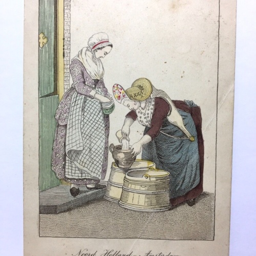 Amsterdam - Dienstbotin & Milchmädchen - Künstlerkarte 110062 TH