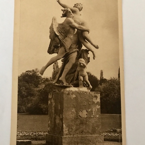 AK, Dresden, Raub der Sabinerin, Denkmal (20030 BW)
