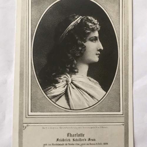 AK, Charlotte Friedrichs Schillers, Frau, Russwurm (20008 Bw)