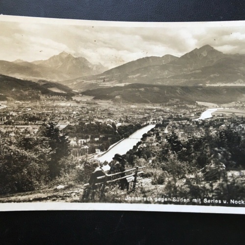 Innsbruck - Gegen Süden mit Serles & Nockspitze - Inn 140467 TH