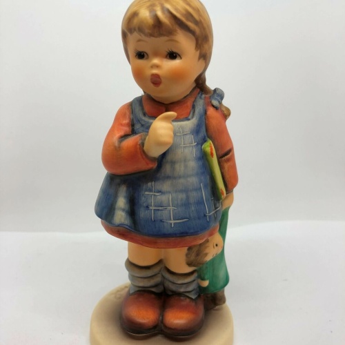 Exklusive Edition"Schluss für heute" Hummelfigur Goebel 14 cm Modell 486, 50510