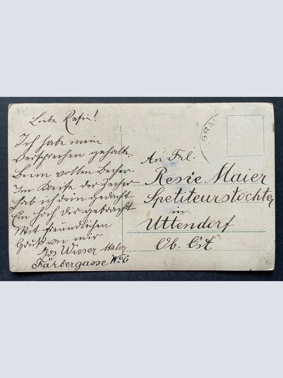 Der Zigeunerbaron Operette Text Spruch Mann Frau Kleid Tracht Bart 400405 TH