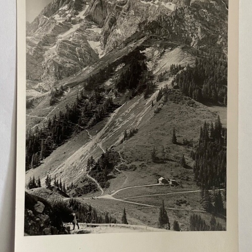 Eckersattel Mit Purtschellerhaus & Hohen Göll 2522m Berg Salzburg Ö D 8432 K TH