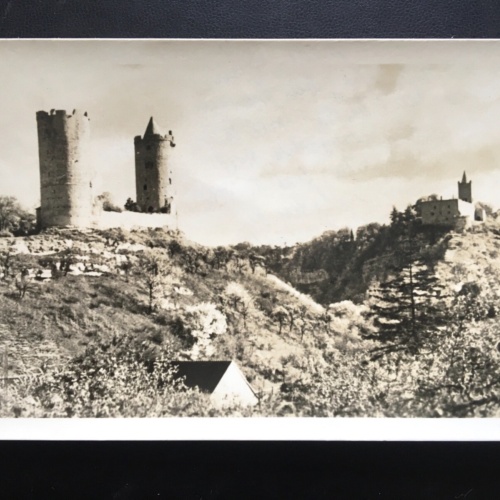 Bad Kösen - Blick auf Ruine Saaleck & Rudelsburg - Naumburg 140440 TH