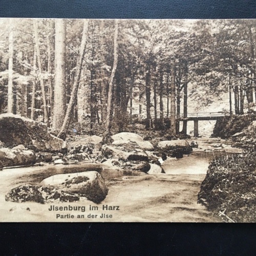 Jlsenburg im Harz - Partie an der Jlse - Ilsenburg Ilse Harz - Brücke 140442 TH
